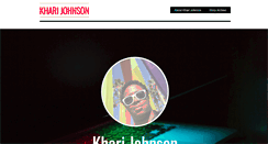 Desktop Screenshot of kharijohnson.com